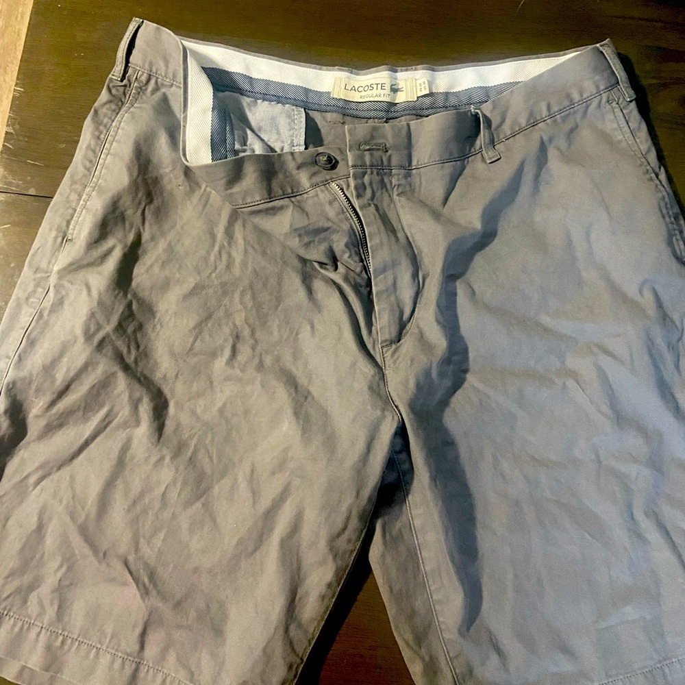 (Gray) Lacoste  Men Shorts, US Size 38